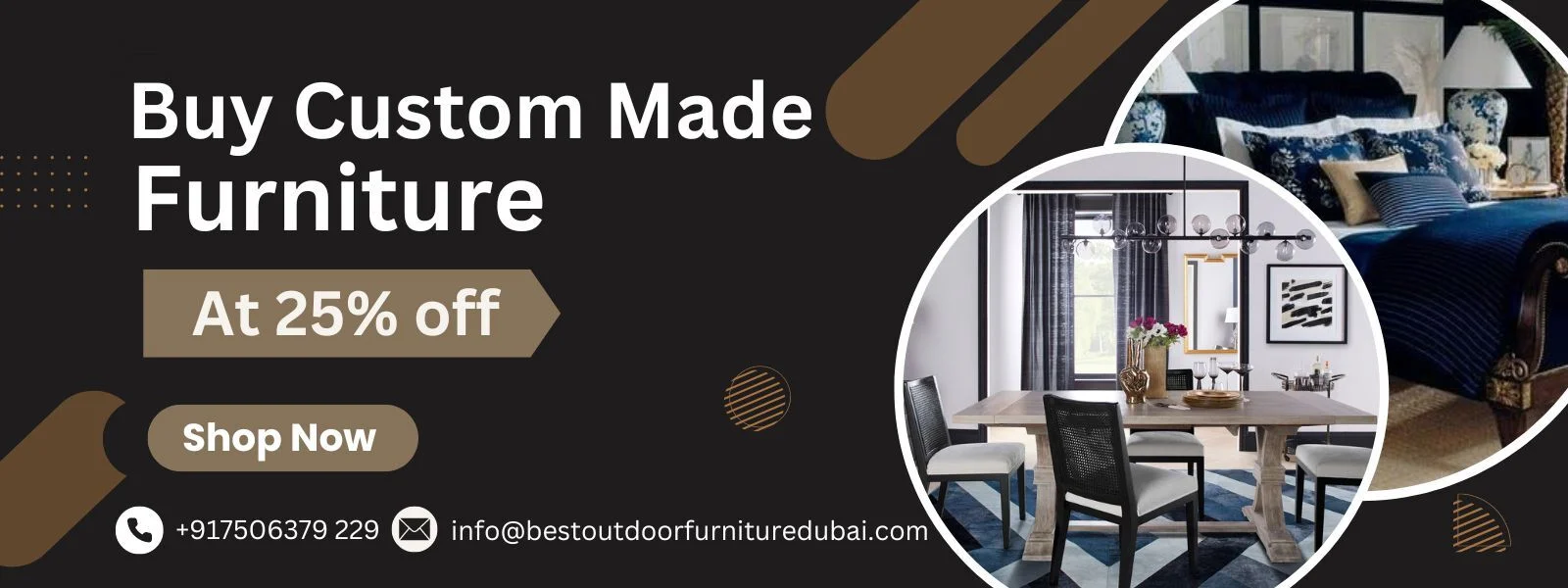 custom made furniture in Dubai