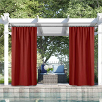 Acrylic outdoor curtains