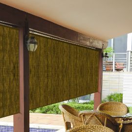 Outdoor roller blinds for patio