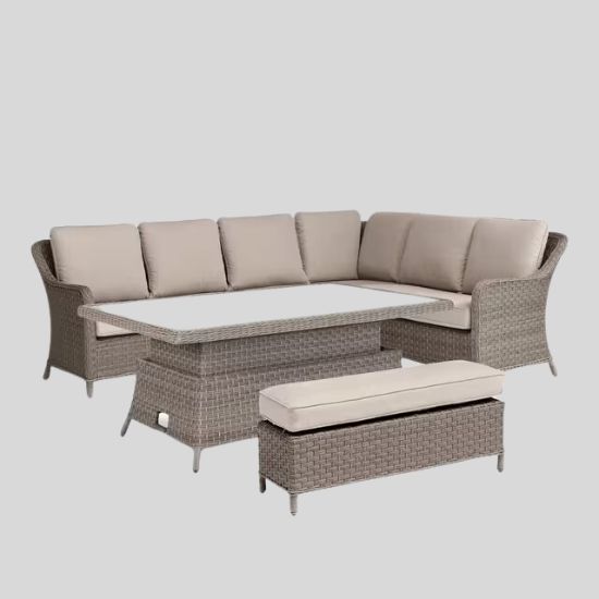 8-Seater Corner Garden LoungingDining Set