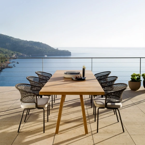 Outdoor Wooden restaurant furniture