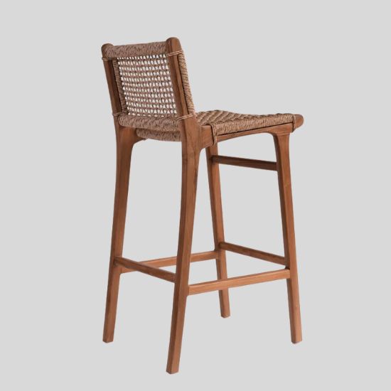 Paramus Teak Patio Bar Stool