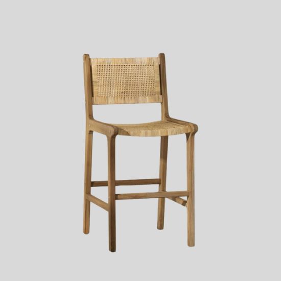 Sya Wood Outdoor Counter Stool