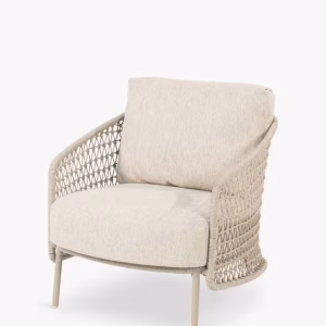 Puccini Rope-Effect Outdoor Living Chair