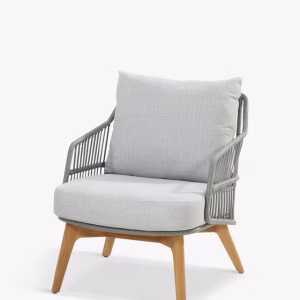 Sempre Rope-Effect Outdoor Living Chair