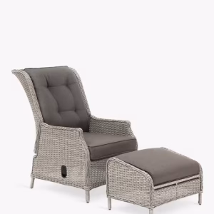 Signature Recliner & Footstool Outdoor Set